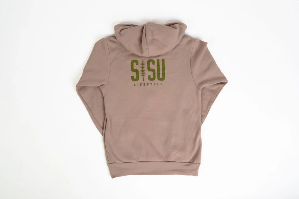 Tan Zip Up Hoodie - Image 4
